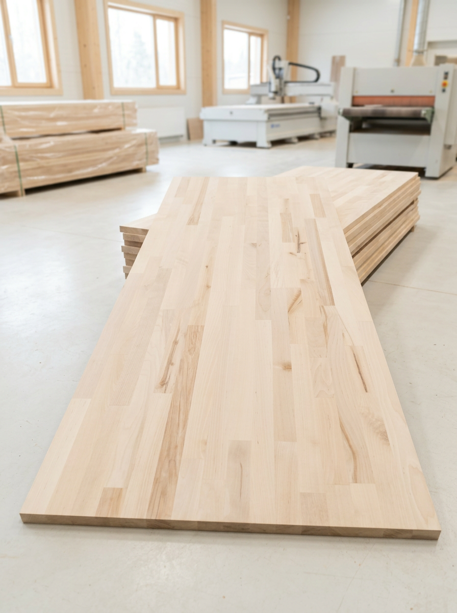 Wide-Stave Oak Edge-Glued Panel (Mööblikilp)