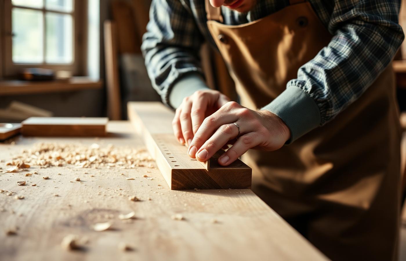 Craftsman working oak